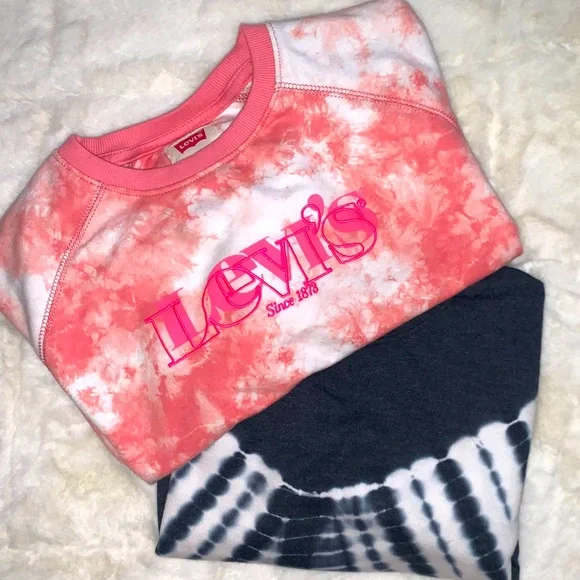 Girls - Levi’s Cropped Sweatshirt Bundle - Picture 1 of 11